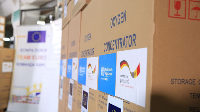 Alte 300 de concentratoare de oxigen vor ajunge în spitalele din Republica Moldova, cu sprijinul Germaniei și al OMS