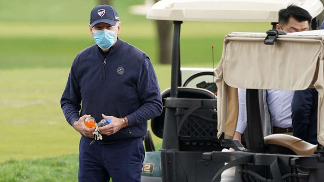 SUA: Președintele american Joe Biden a jucat golf pentru prima oară de la preluarea mandatului