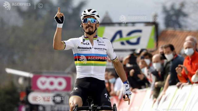 Ciclism: Francezul Julian Alaphilippe a câștigat pentru a treia oară cursa Săgeata Valonă
