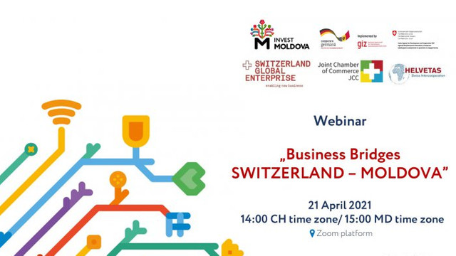 Cooperarea economică moldo-elvețiană a fost examinată pe o platformă online