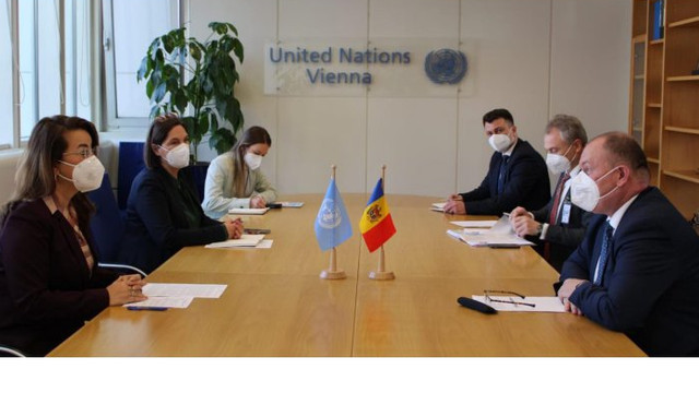 Șeful în exercițiu al diplomației R. Moldova a avut o întrevedere directorul executiv al Oficiului ONU la Viena

