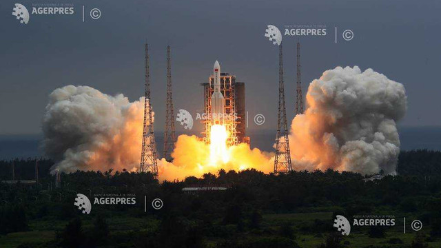 China a lansat primul modul al stației sale orbitale