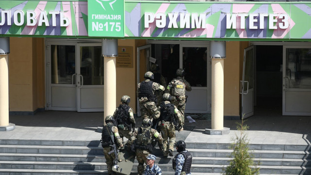 Noi detalii despre atacul armat comis într-o școală din orașul Kazan, Rusia
