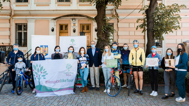 Ambasadorul României în R. Moldova a dat startul proiectului Hospice Bike Tour 2021