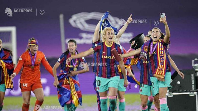 Fotbal feminin | FC Barcelona a câștigat în premieră Liga Campionilor