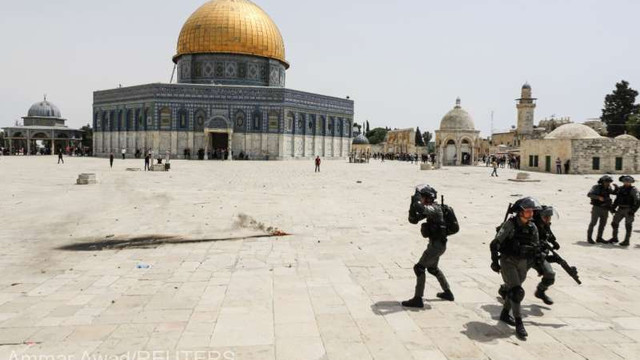Noi ciocniri între palestinieni și poliția israeliană pe Esplanada Moscheilor din Ierusalim