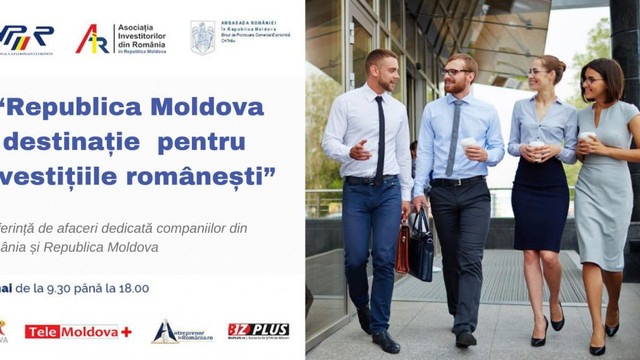 Asociația Investitorilor din România în Republica Moldova, conferință dedicată companiilor de pe ambele maluri ale Prutului

