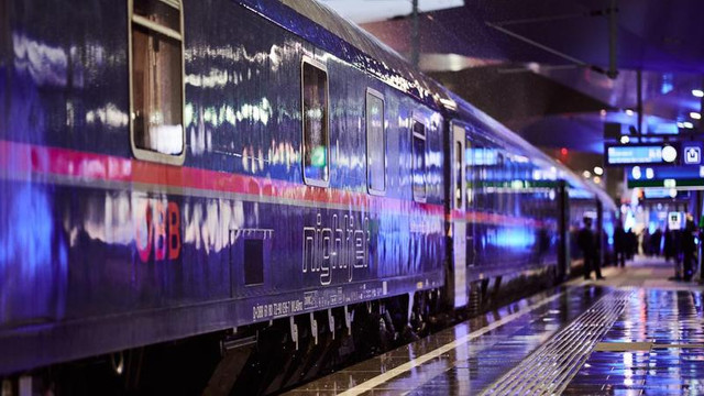 Trenurile de noapte revin în Europa. S-a lansat cursa Viena - Amsterdam
