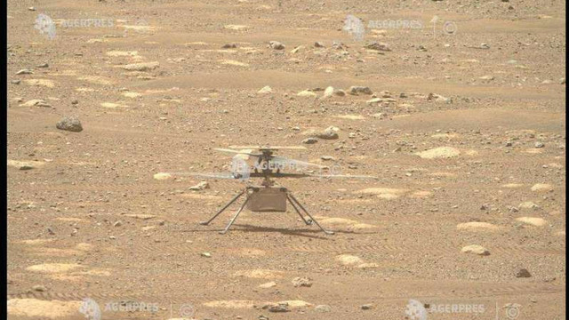 Mini-elicopterul NASA de pe Marte s-a confruntat cu o problemă tehnică