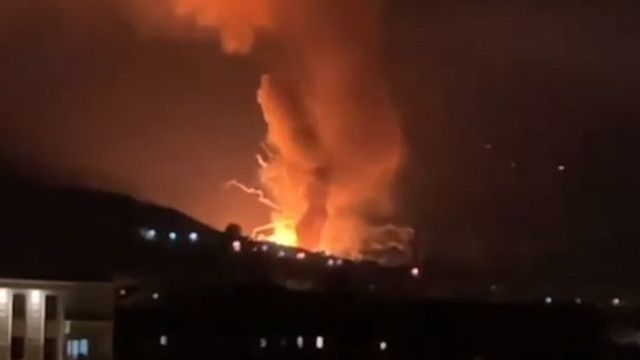 VIDEO | Explozii puternice la depozitele de muniții ale unei uzine de armament din Serbia