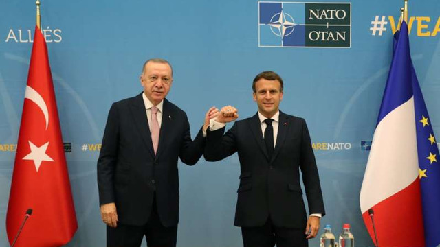Discuție Macron-Erdogan în marja summitului NATO pentru a ''clarifica'' subiecte controversate din relațiile bilaterale