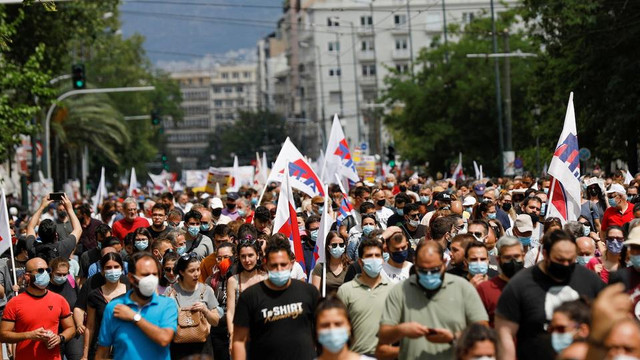 Grecia | Greve și manifestații împotriva unui proiect de reformă a Codului Muncii