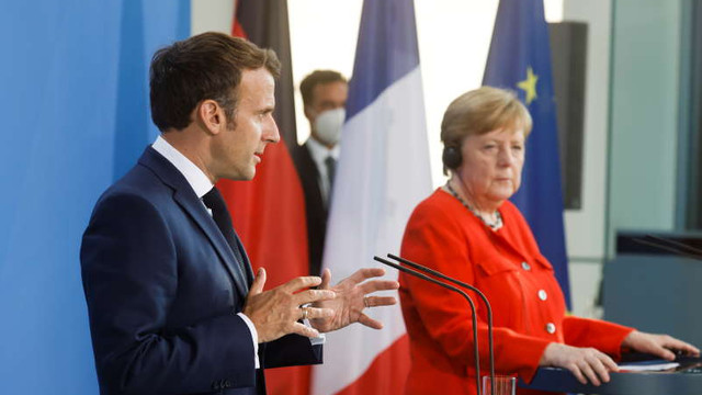 Merkel și Macron îndeamnă la o coordonare în cadrul UE cu privire la redeschiderea frontierelor