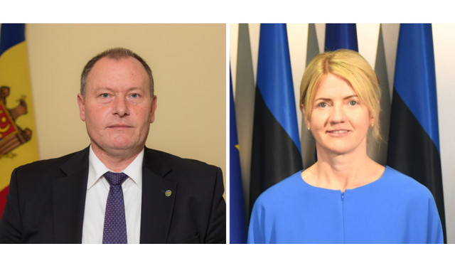 Cooperarea moldo-estoniană, discutată de Aureliu Ciocoi și Eva-Maria Liimets. Estonia va oferi R.Moldova 100 de mii de doze de vaccin anti-COVID-19
