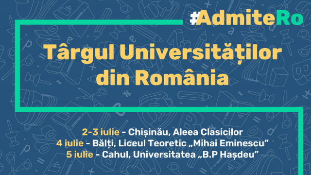 Târgul universităților din România continuă la Chișinău