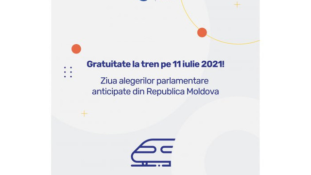 Tinerii din R. Moldova care învață în România ar putea circula gratuit cu trenul în zilele de 11-12 iulie, în contextul desfășurării anticipatelor 
