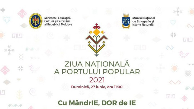 În R. Moldova va avea loc Ziua Națională a Portului Popular
