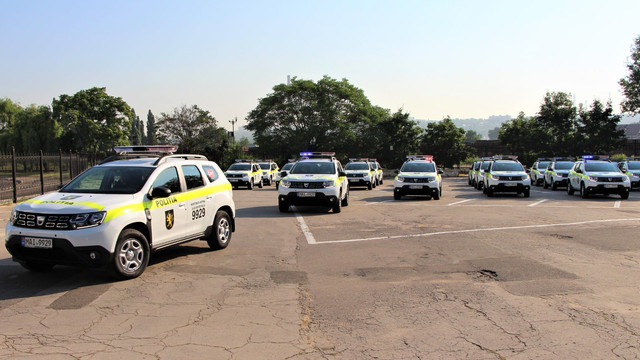 Inspectoratul General al Poliției a primit în dotare încă 30 de automobile
