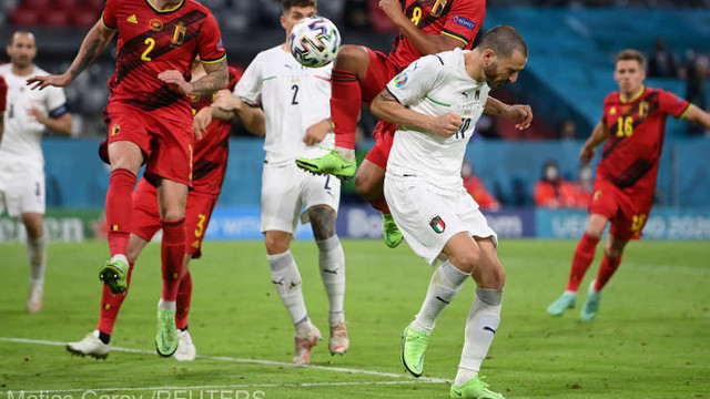 EURO 2020 | Italia a învins Belgia cu 2-1 și s-a calificat în semifinale