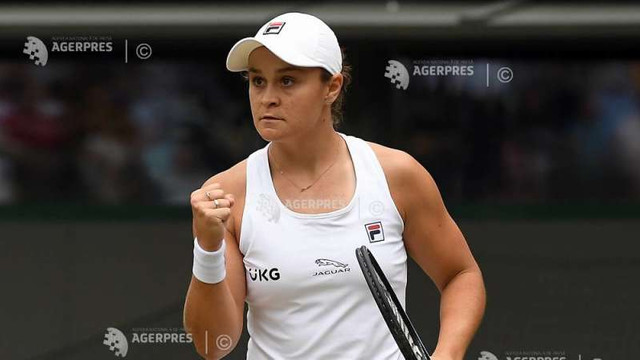 Tenis: Ashleigh Barty și Karolina Pliskova, în sferturi la Wimbledon
