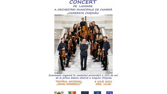 Un concert de lansare a Orchestrei municipale Camerata va avea loc în capitală

