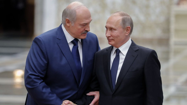 Rusia ține în viață Belarusul. Aflat sub presiunea sancțiunilor UE, Lukașenko i-a cerut lui Putin sprijin suplimentar

