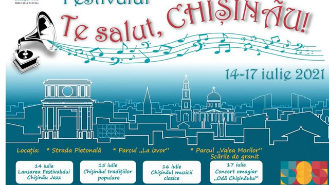 Programul pentru ziua a doua a festivalului „Te salut, Chișinău!