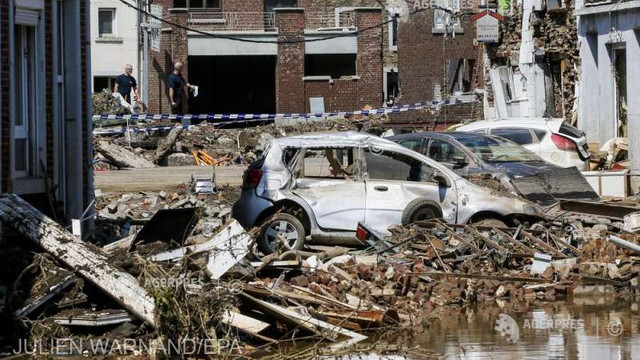FOTO | Bilanțul în urma inundațiilor din Belgia a crescut la 31 de morți; zeci de persoane sunt date dispărute