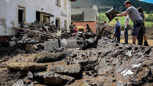 Inundații în Germania: Bilanțul a crescut la 165 de morți
