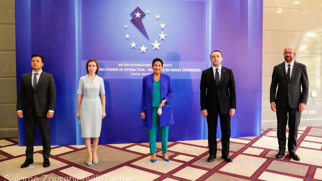 Președinții Republicii Moldova, Ucrainei și Georgiei au semnat o declarație comună în calitate de parteneri asociați ai UE