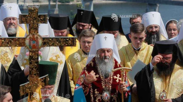 Zeci de mii de persoane, la o procesiune în Ucraina ocazionată de celebrarea a 1033 de ani de la creștinare