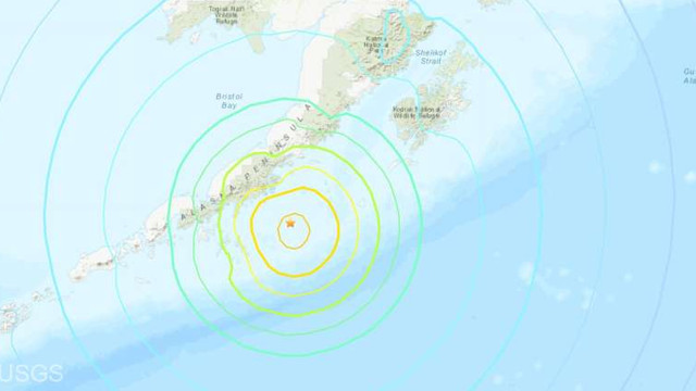 Un puternic seism cu magnitudinea 8,2, urmat de alertă de tsunami, s-a produs în Peninsula Alaska