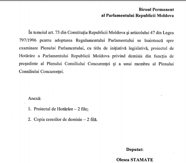 DOC | Președintele Consiliului Concurenței va fi eliberat din funcție 