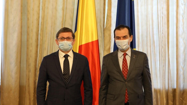 Șeful Legislativulu Igor Grosu a discutat cu președintele Camerei Deputaților din Parlamentul României, Ludovic Orban