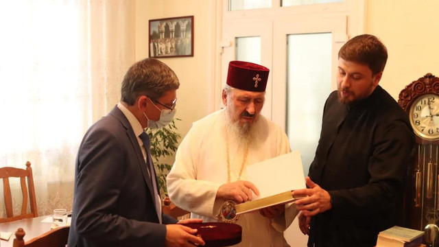 Șeful Legislativului, Igor Grosu, a avut o întrevedere cu mitropolitul Basarabiei, Înaltpreasfinţitul Petru