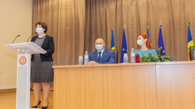 Noul ministru al afacerilor interne, Ana Revenco, a fost prezentat efectivului MAI
