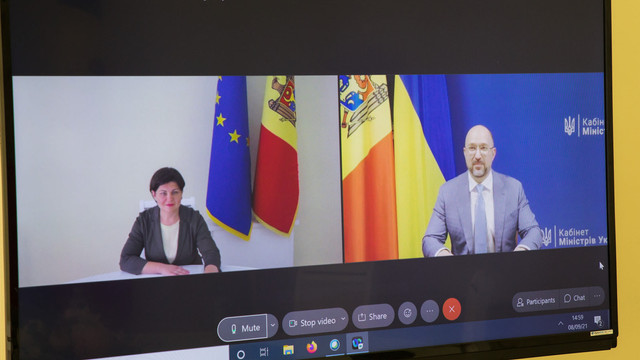 Premierul Natalia Gavriliță a avut o discuție cu omologul său de la Kiev,  Denys Shmyhal, care va efectua o vizită la Chișinău 
