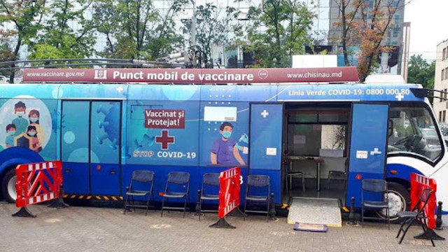 Amplasare celor două puncte mobile pentru vaccinare contra Covid-19
