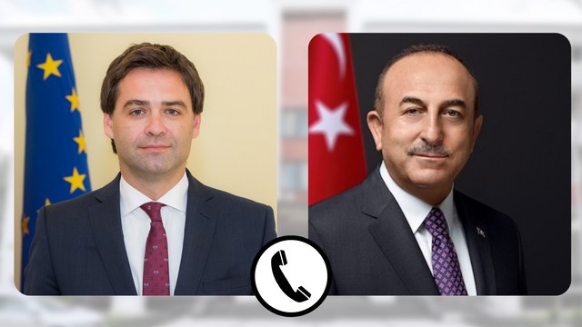 Convorbire telefonică a ministrului de externe, Nicu Popescu, cu ministrul afacerilor externe al Turciei, Mevlüt Çavușoğlu
