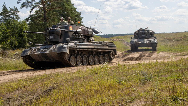 Antrenamente intensificate în Polonia. Complexele antiaeriene Gepard ale Armatei României au participat la un nou exercițiu
