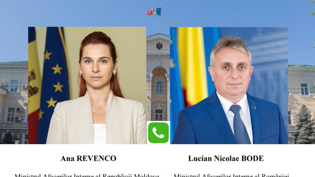 Ministrul de Interne, Ana Revenco, a discutat cu omologul său din România, Lucian Nicolae Bode. Principalele subiecte abordate 