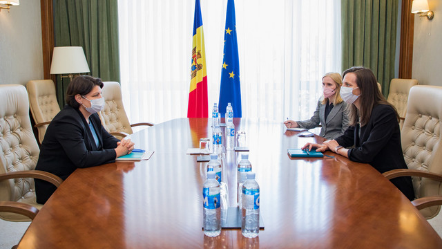Natalia Gavrilița a discutat cu Laura Hruby, însărcinat cu afaceri ad-interim în cadrul misiunii diplomatice a Ambasadei Statelor Unite ale Americii