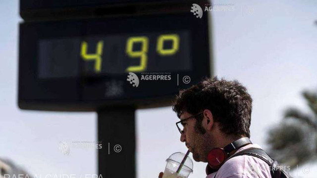 Record absolut de căldură în Spania: 47,4 grade Celsius