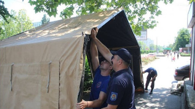 În municipiul Chișinău vor fi instalate corturi anti-caniculă
