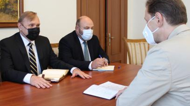 Vicepremierul pentru reintegrare a avut o întrevedere cu Ambasadorul Ucrainei în R.Moldova