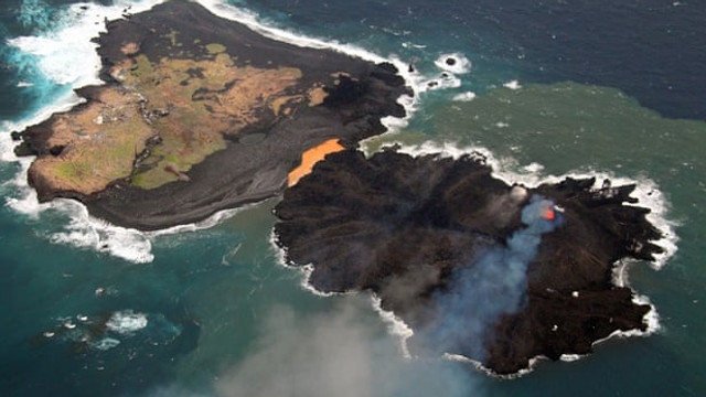 O nouă insulă s-a format în Japonia, în urma unei erupții vulcanice submarine
