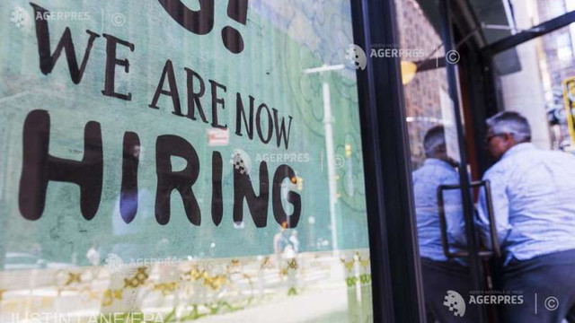 SUA | Numărul cererilor pentru alocații de șomaj, la cel mai redus nivel din ultimele 17 luni