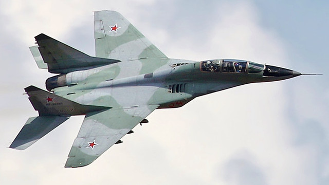 Un avion rusesc de tip MiG-29 a luat foc și a ars complet, în Regiunea Astrakhan