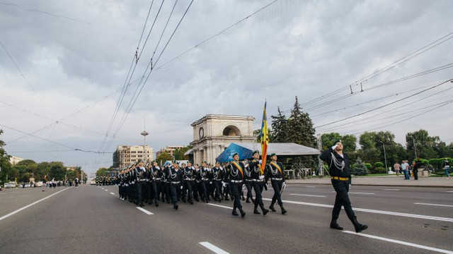 Polițiștii de frontieră au participat la ultimul antrenament pentru Parada militară
