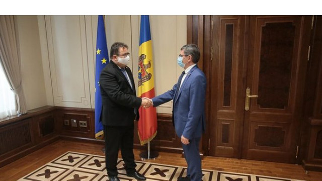 Speakerul Igor Grosu a avut un dialog cu șeful Delegației UE la Chișinău, Peter Michalko, la final de mandat
